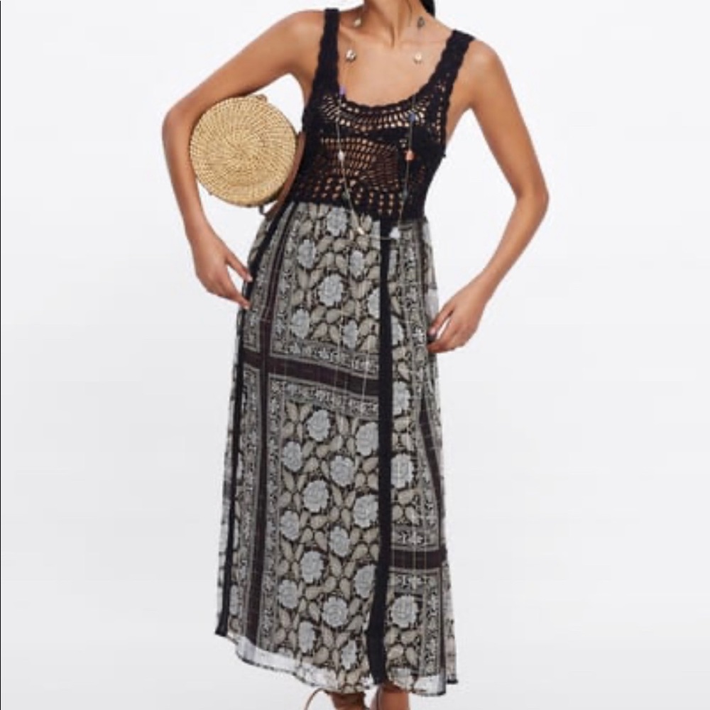 Zara Midi Dress 2019 NWOT